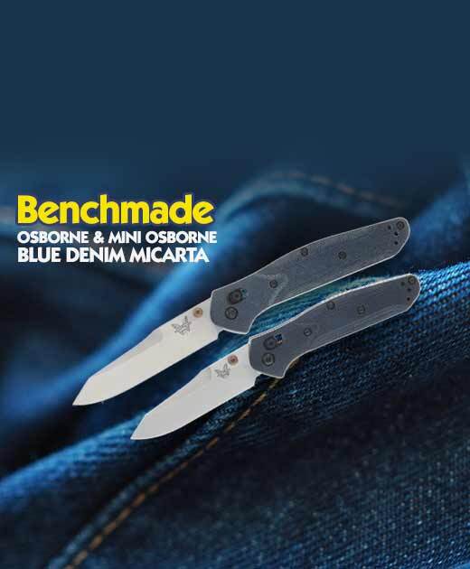 New Benchmade Denim Micarta Osbornes