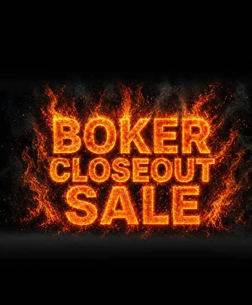 Don't miss this Boker Closeout Sale