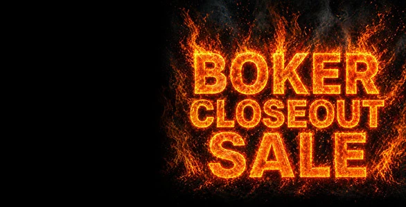 Don't miss this Boker Closeout Sale