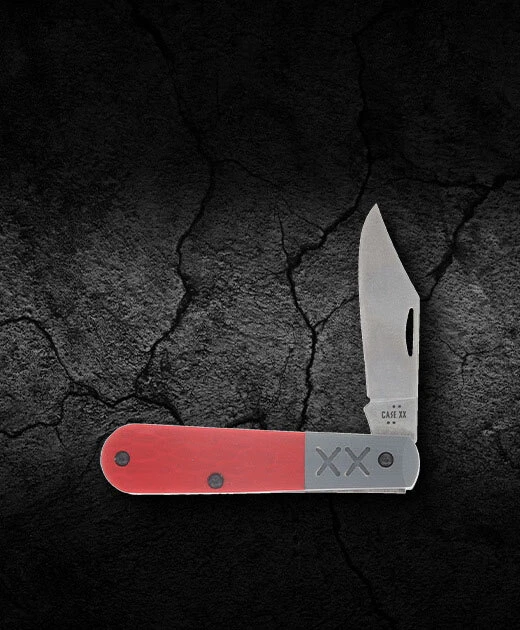 New SMKW Exclusive Case Crossroads XR Barlow Red Jigged G-10