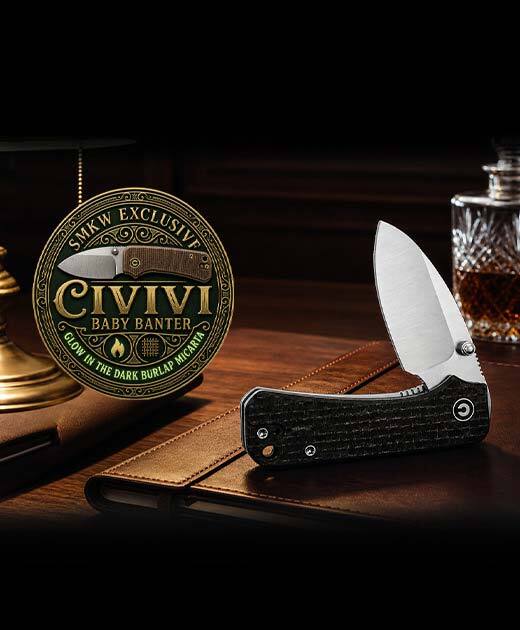 New SMKW EXCLUSIVE CIVIVI GLOW N THE DARK BABY BANTER