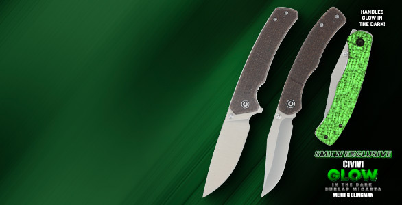 New SMKW Exclusive CIVIVI Glow in the Dark Knives
