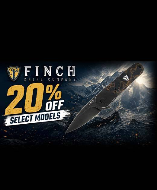 Finch Semi Annual Sale - 20% off select Finch knives
