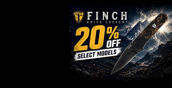 Finch Semi Annual Sale - 20% off select Finch knives