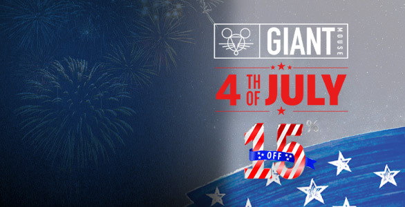 July 4th GiantMouse Sale - 15% Off Giantmouse