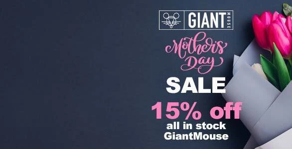 Giant Mouse Mothers Day Sale - 15% off in-stock Giant Mouse