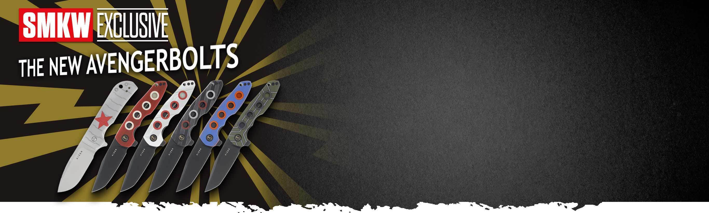 SMKW EXCLUSIVE KIZER AVENGERBOLTS KNIVES