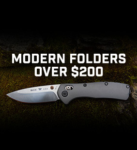 See our modern folding knives priced at $200 or more