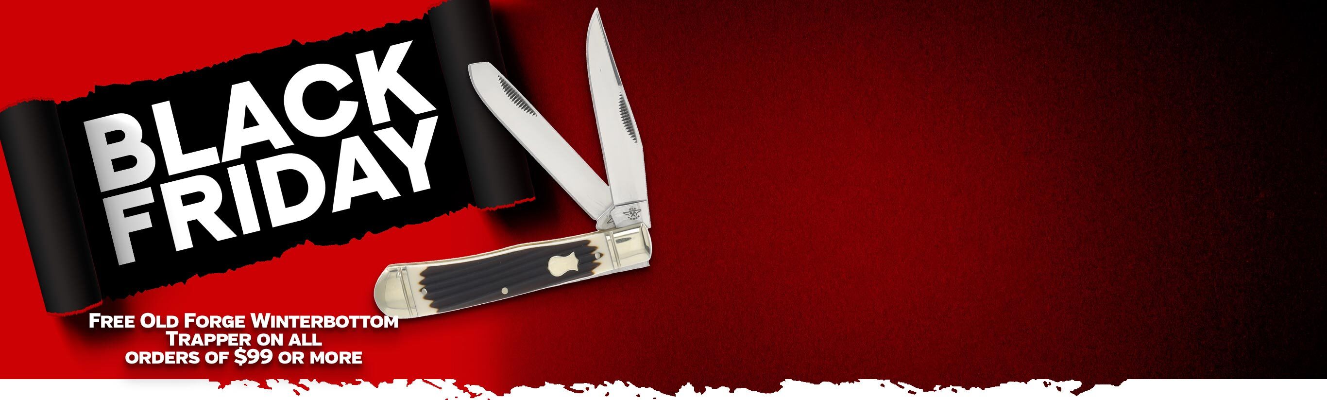Black Friday Preview - Get a knife when you spend $99 or more