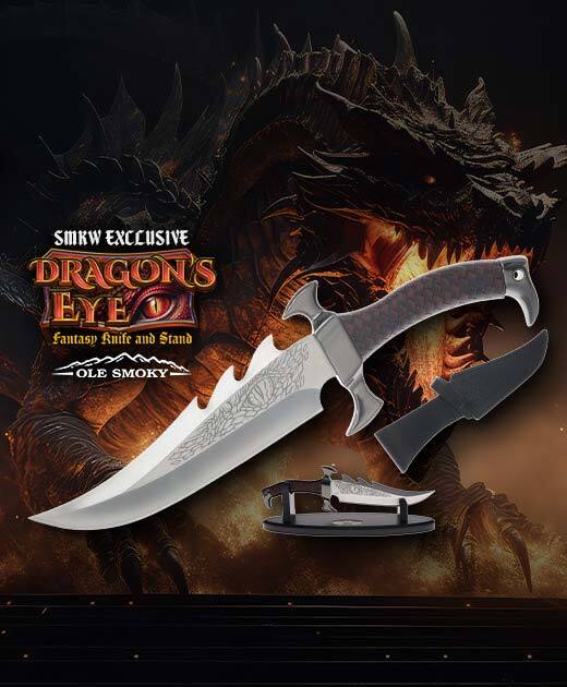 New SMKW Exclusive Ole Smoky Dragon's Eye Fantasy Knife