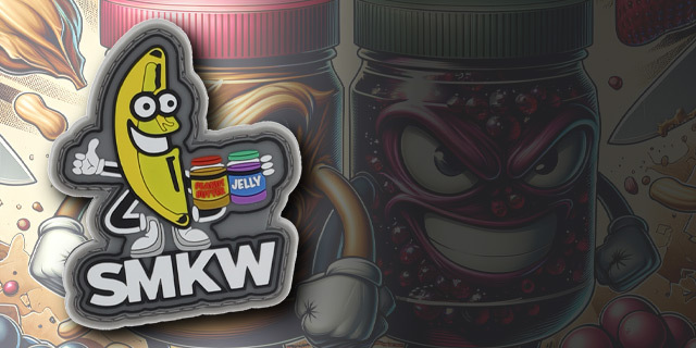 Get a PB&J Patch with purchase of any Bear or Heretic PB&J knife