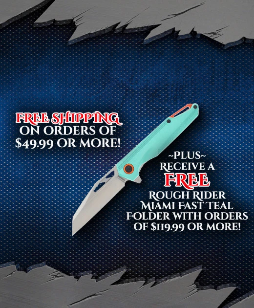 Promo - Free shipping  & a free knife the more you spend