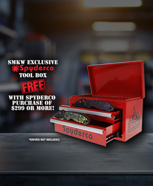 Exclusive Spyderco Tool Box free with $299 Spyderco order