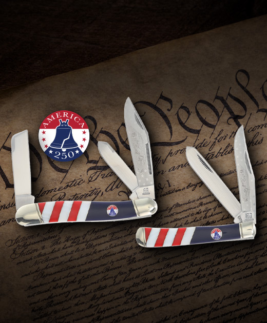 New Rough Rider America 250th Anniversary Knives