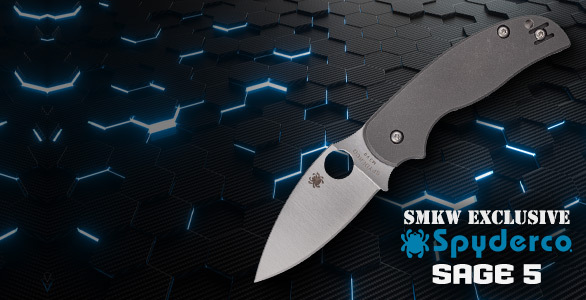 NEW SMKW Exclusive Spyderco Sage 5