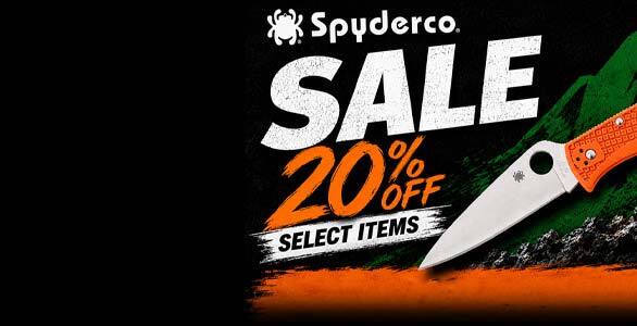 Spyderco Sale 20% Off Select Spyderco Knives