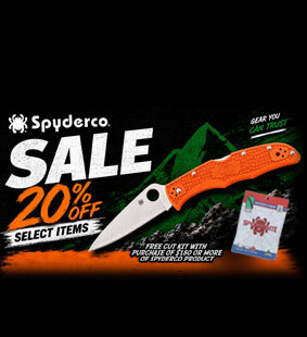 Spyderco Sale 20% Off Select Spyderco Knives