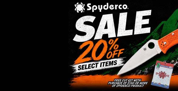 Spyderco Sale 20% Off Select Spyderco Knives