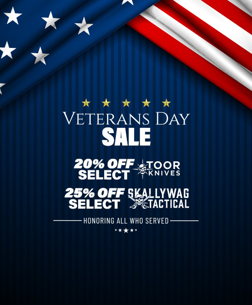 TOOR & Skallywag Veterans Day Sale - Save on select knives