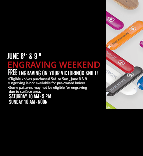Victorinox Made to be Prepared Event June 8th and 9th at our Sevierville Store
