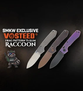 New SMKW Exclusive Vosteed Frag Pattern Ti-Slim Raccoon