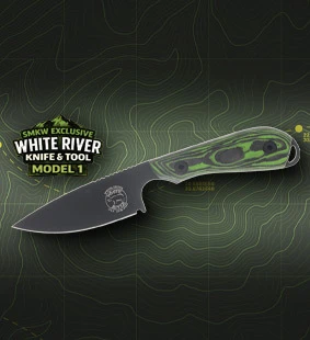 SMKW Exclusive White River Knife & Tool Model 1 Neon Green