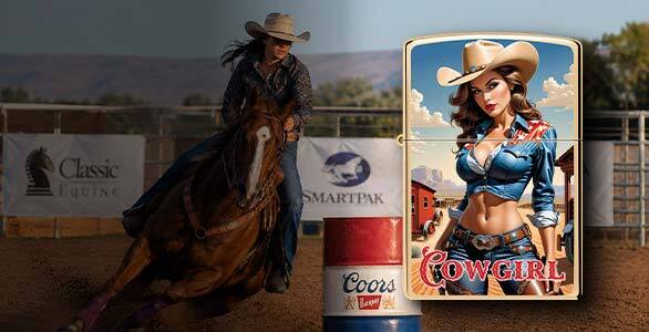 SMKW Exclusive Zippo Cowgirl Lighter