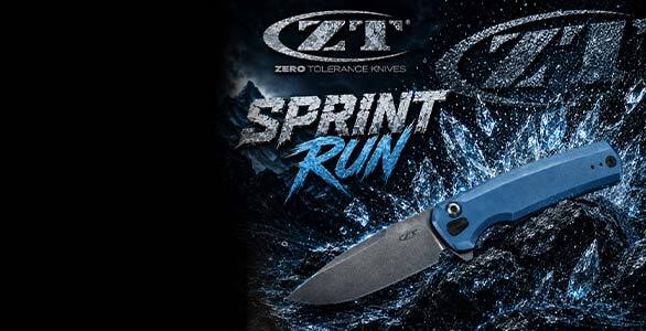 New Zero Tolerance Sprint Run 0044 Blue Titanium