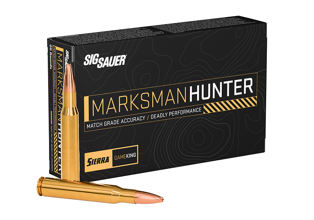 Sig Sauer Marksman Hunter .30-06 165Gr GameKing HPBT Ammo 20rd Box E3006GK165-20 View 1