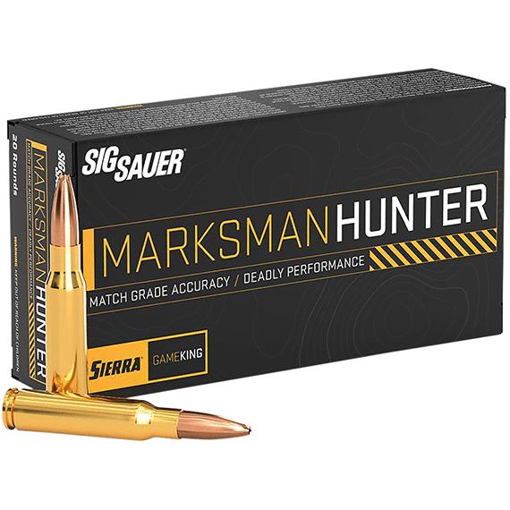 Sig Sauer Marksman Hunter 6.5 Creedmoor GameKing 130gr Ammo 20rd E65CMGK130-20 View 1