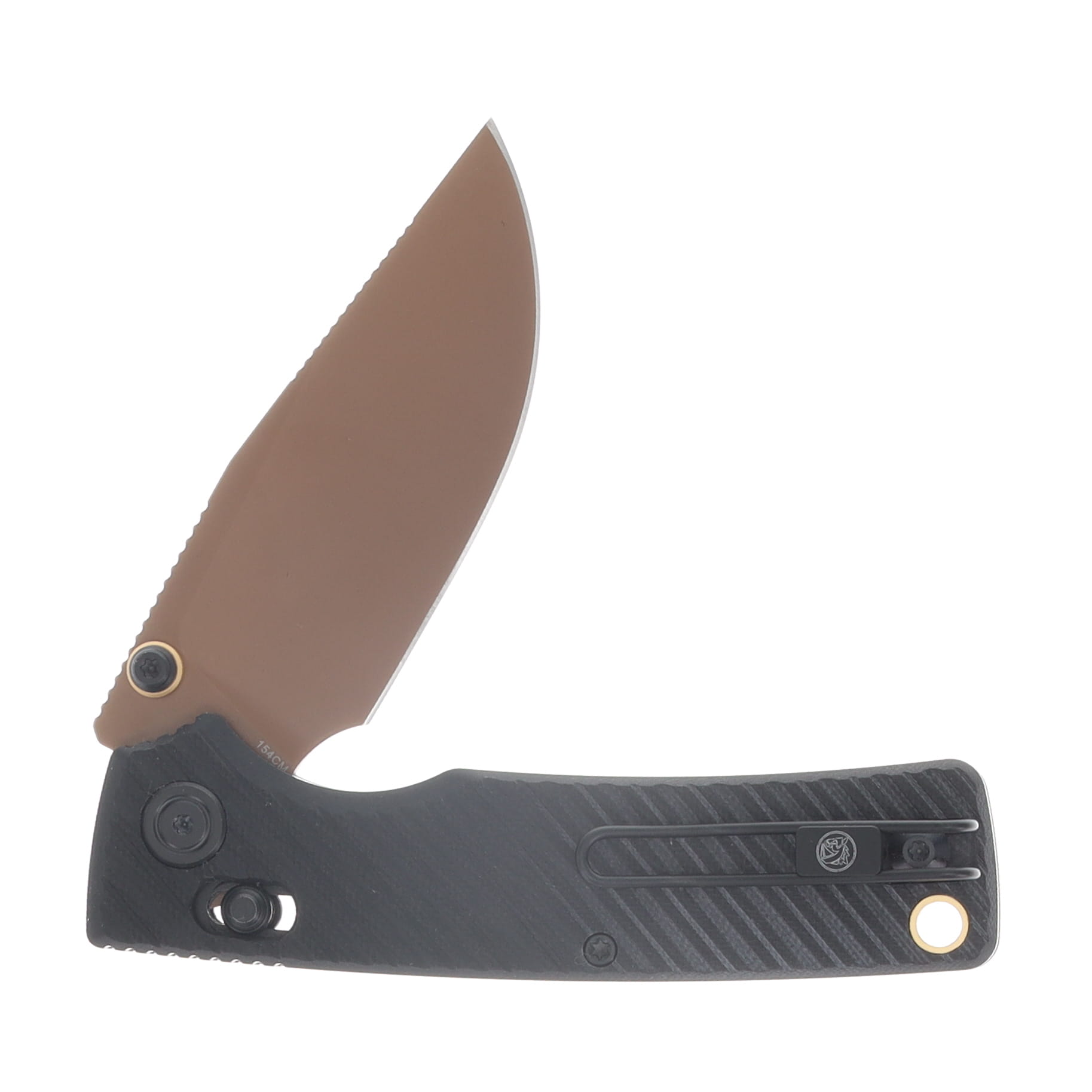 Vosteed Porcupine Modswap Folder Copper Dune 154CM Blade Black G10 Handle A3101 View 4