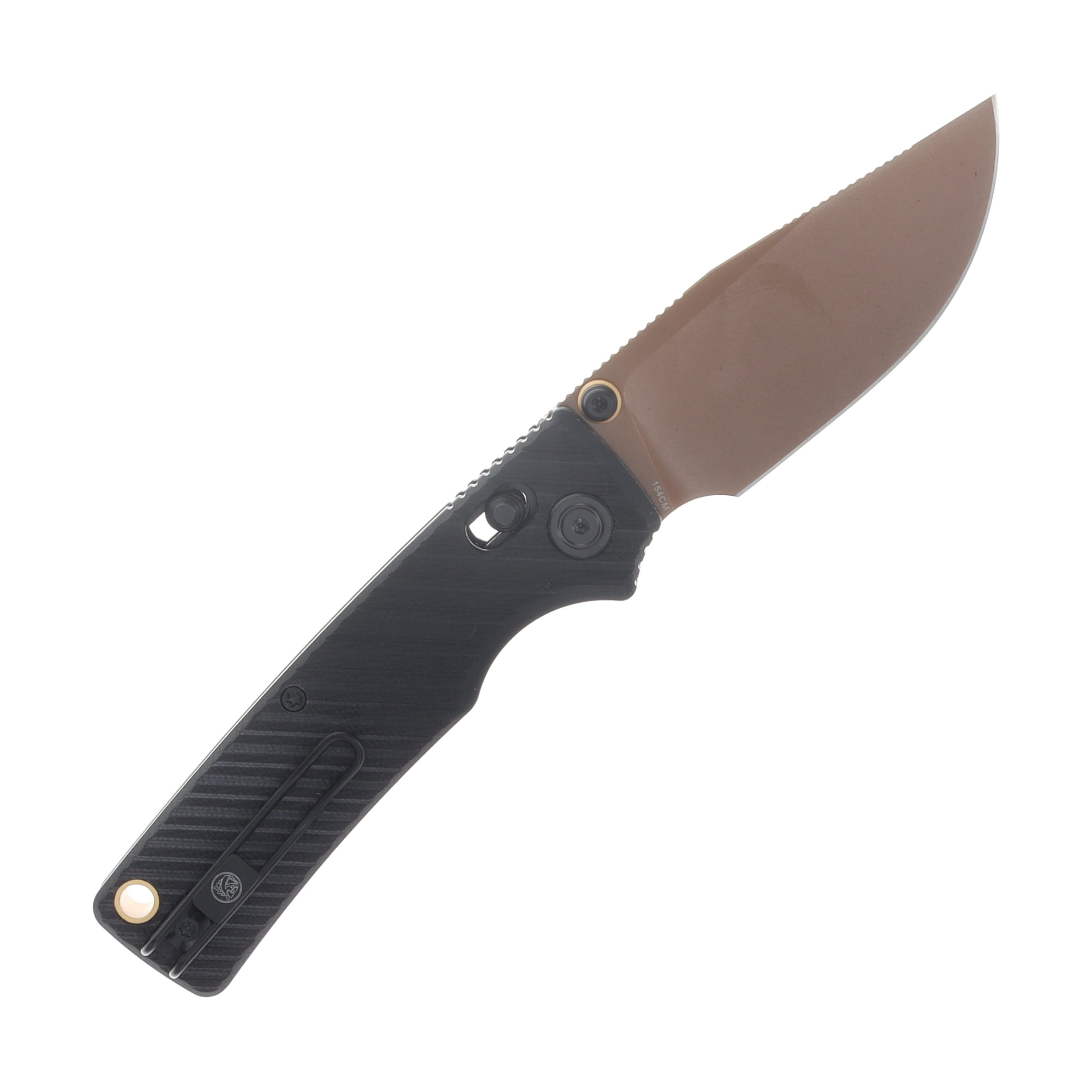 Vosteed Porcupine Modswap Folder Copper Dune 154CM Blade Black G10 Handle A3101 View 2