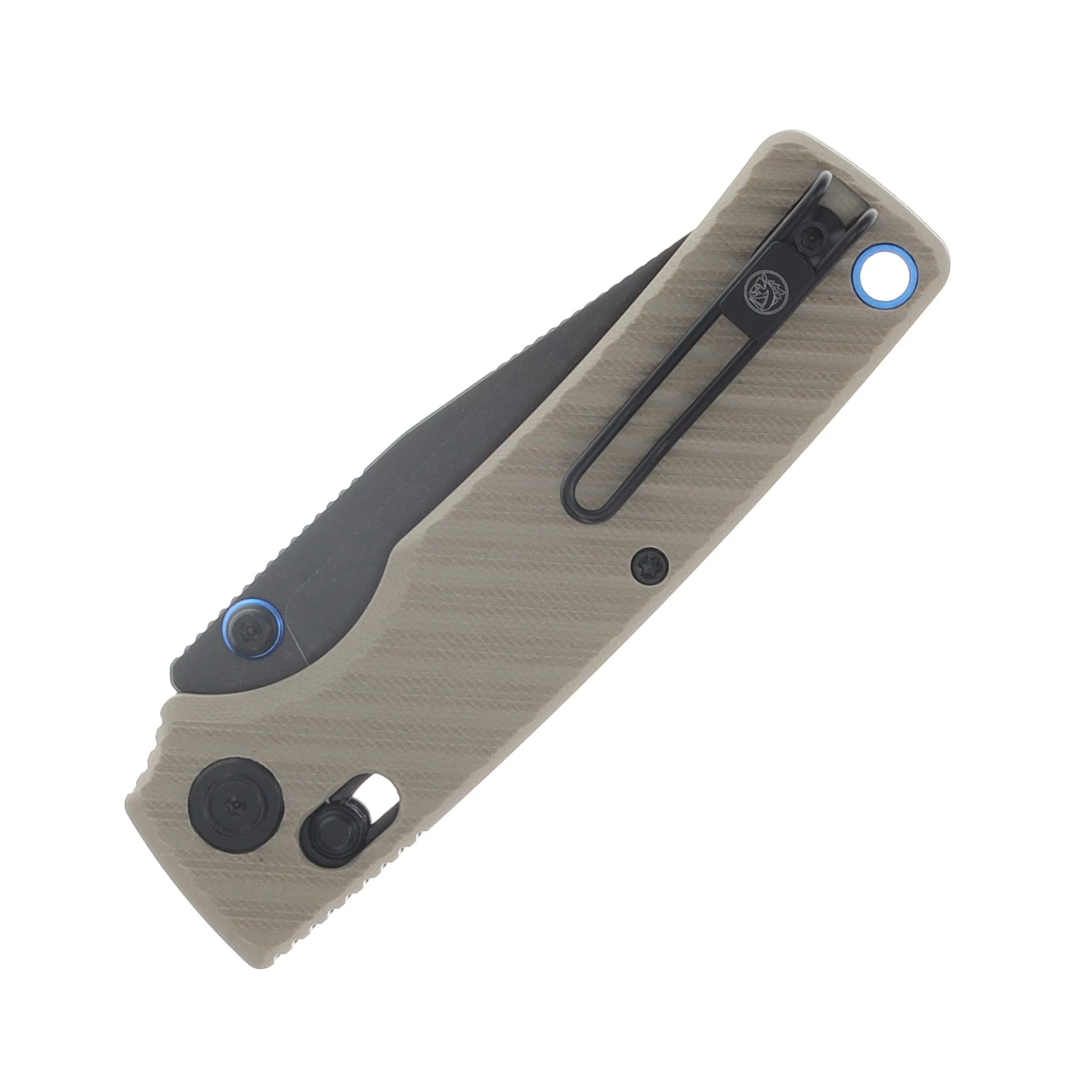 Vosteed Porcupine Modswap Folder Black Stonewash 154CM Blade Sand G10 Handle A3103 View 5