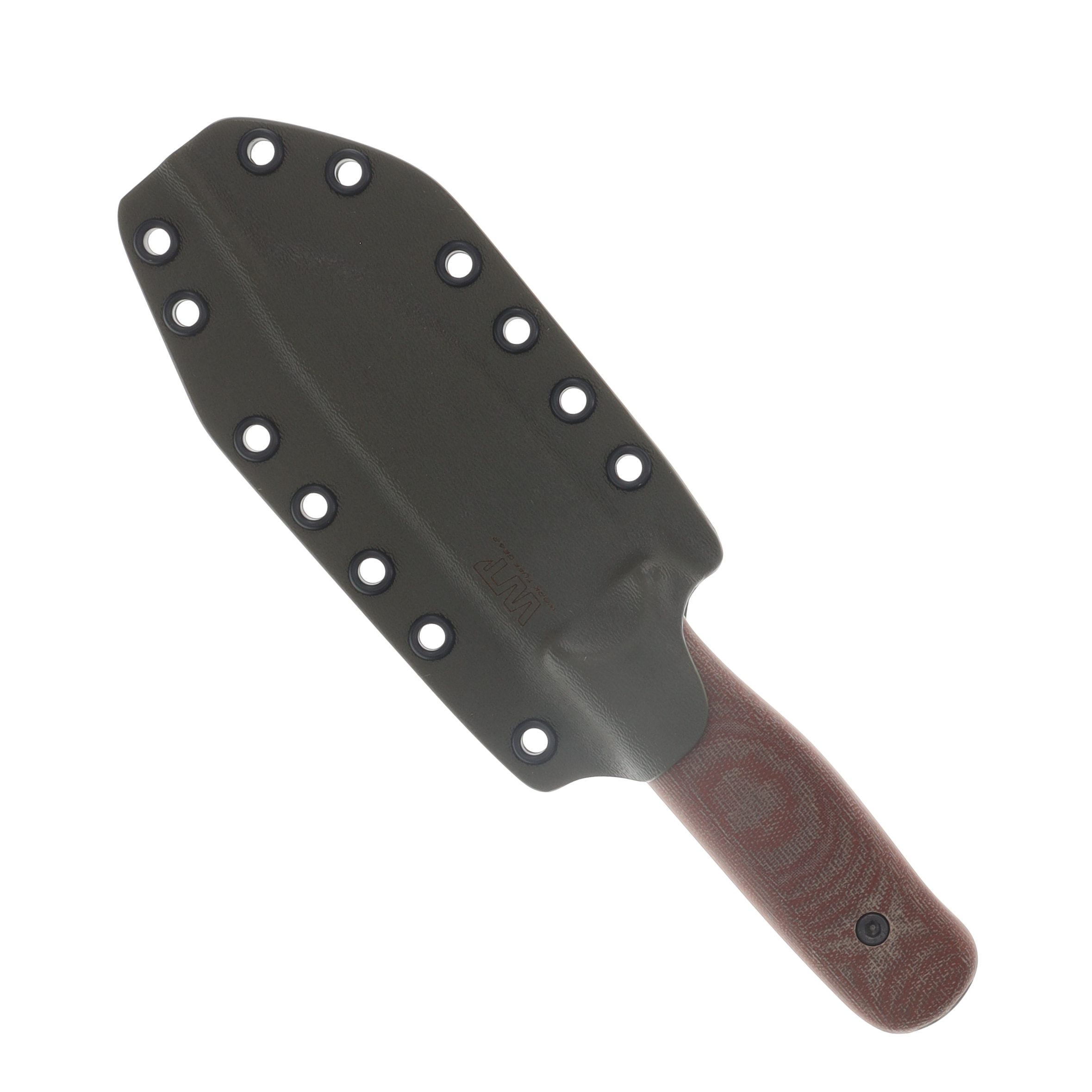 Work Tuff Gear Forester Gen 3 Fixed Knife Canvas Micarta Handle Dark Washed K329 Blade K329-DWCMODG View 6