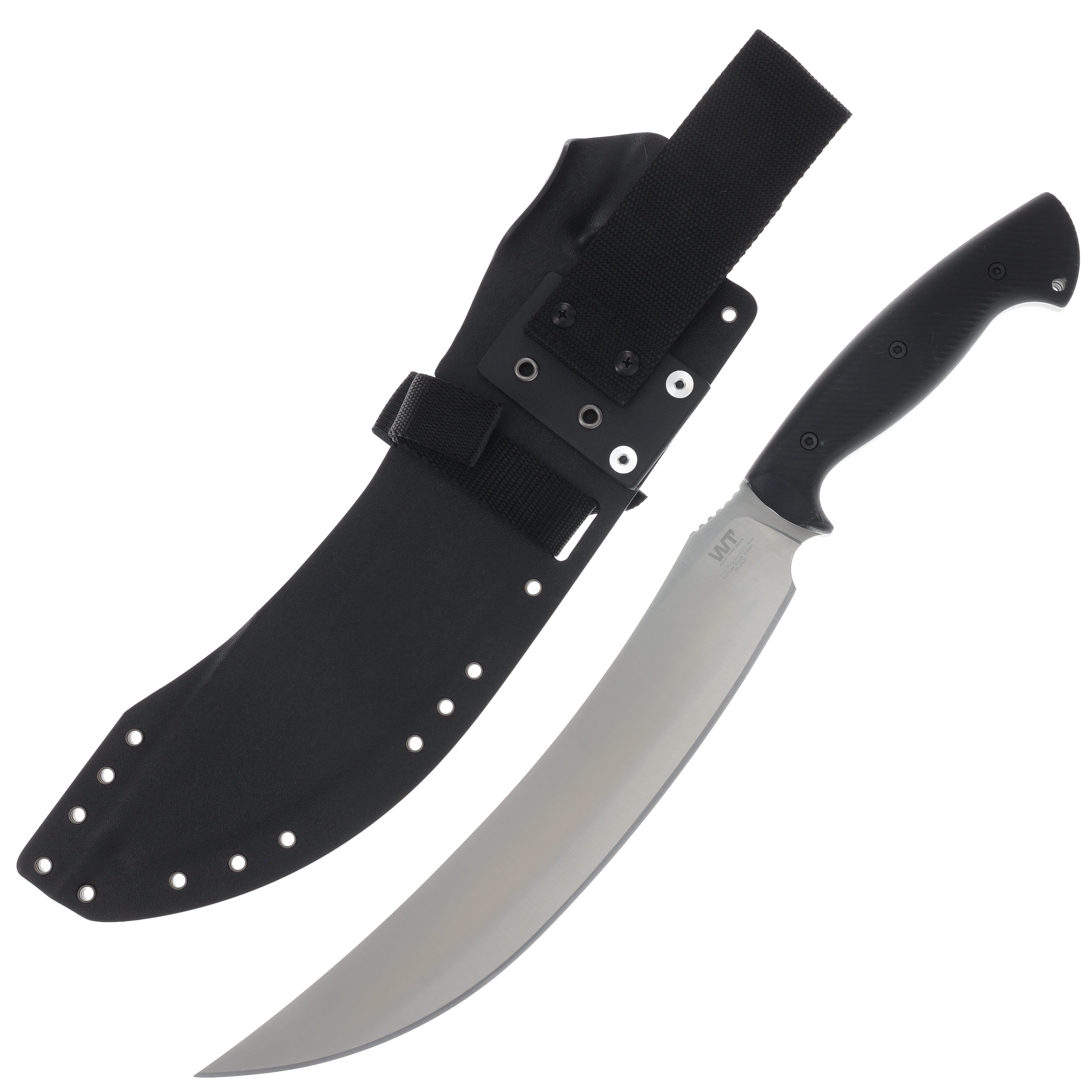 Work Tuff Gear Atayal XL-C Fixed Knife Black G-10 W/White Liner Satin K329 Blade K329-SBWG10B View 1