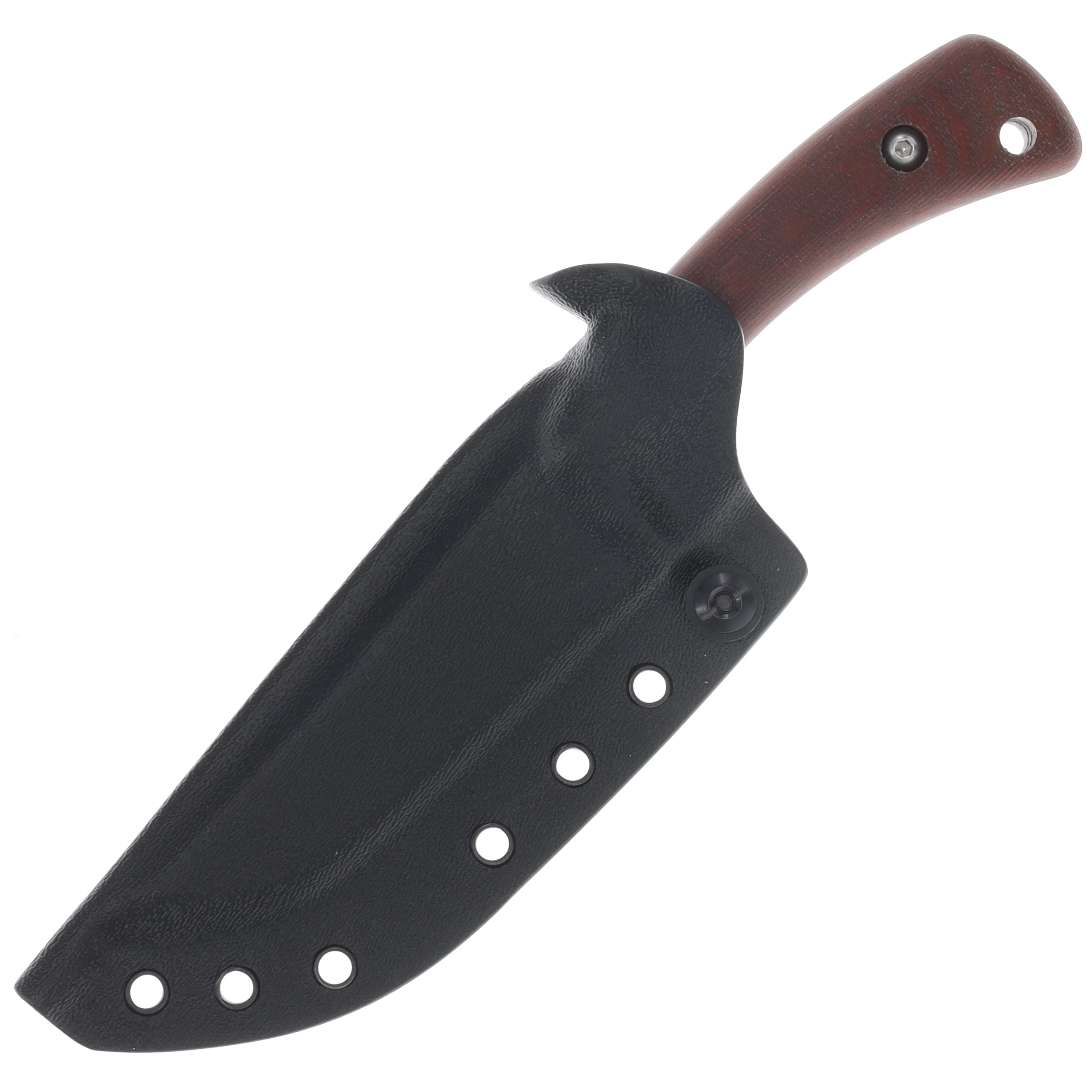 Work Tuff Gear Devilhorn Fixed Knife Natural Canvas Micarta Handle Satin AEB-L Blade AEBL-SNCMB View 3