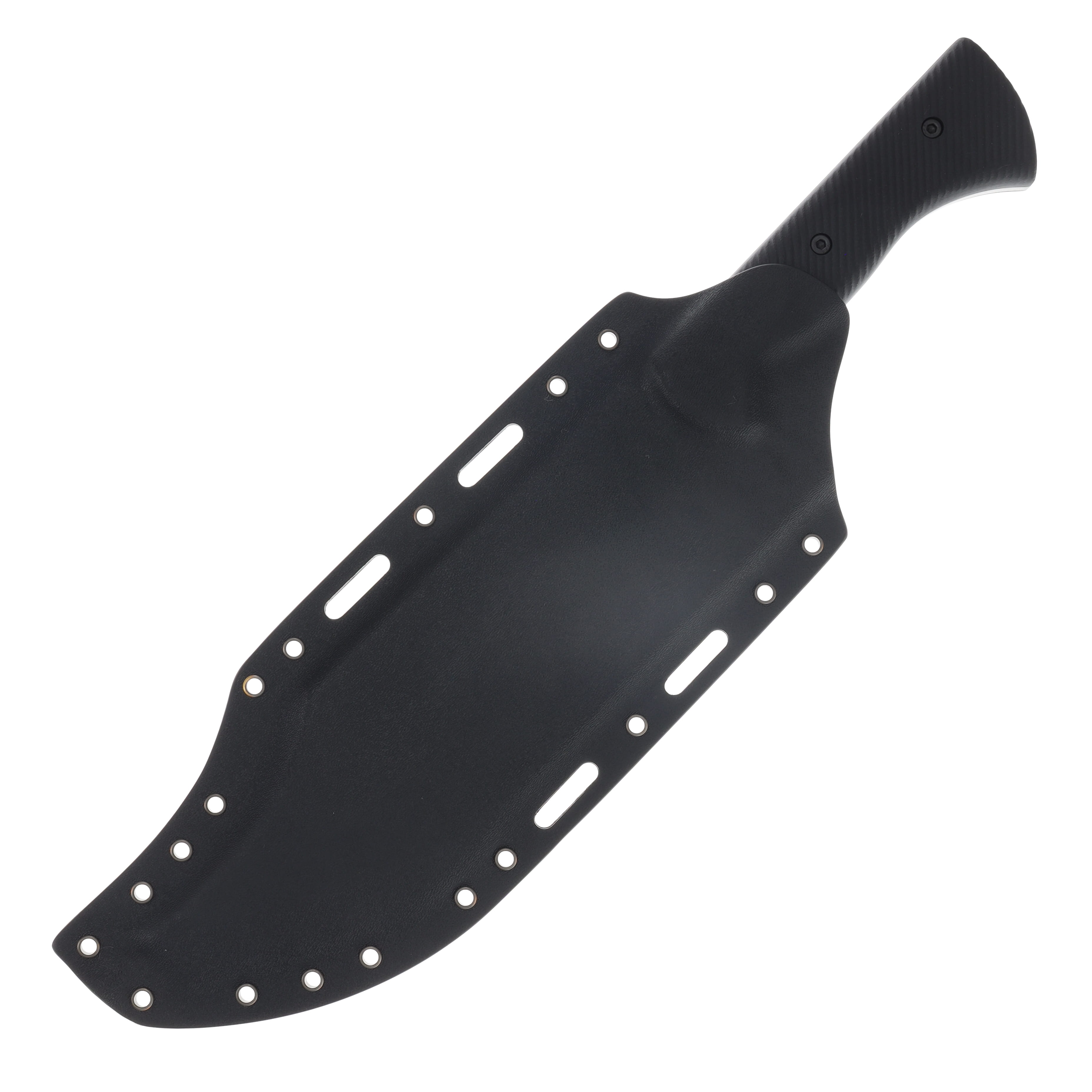 Work Tuff Gear V-44X Bowie Black Textured Grip Handle Dark Washed SK85 Blade SK85-DWBB View 3