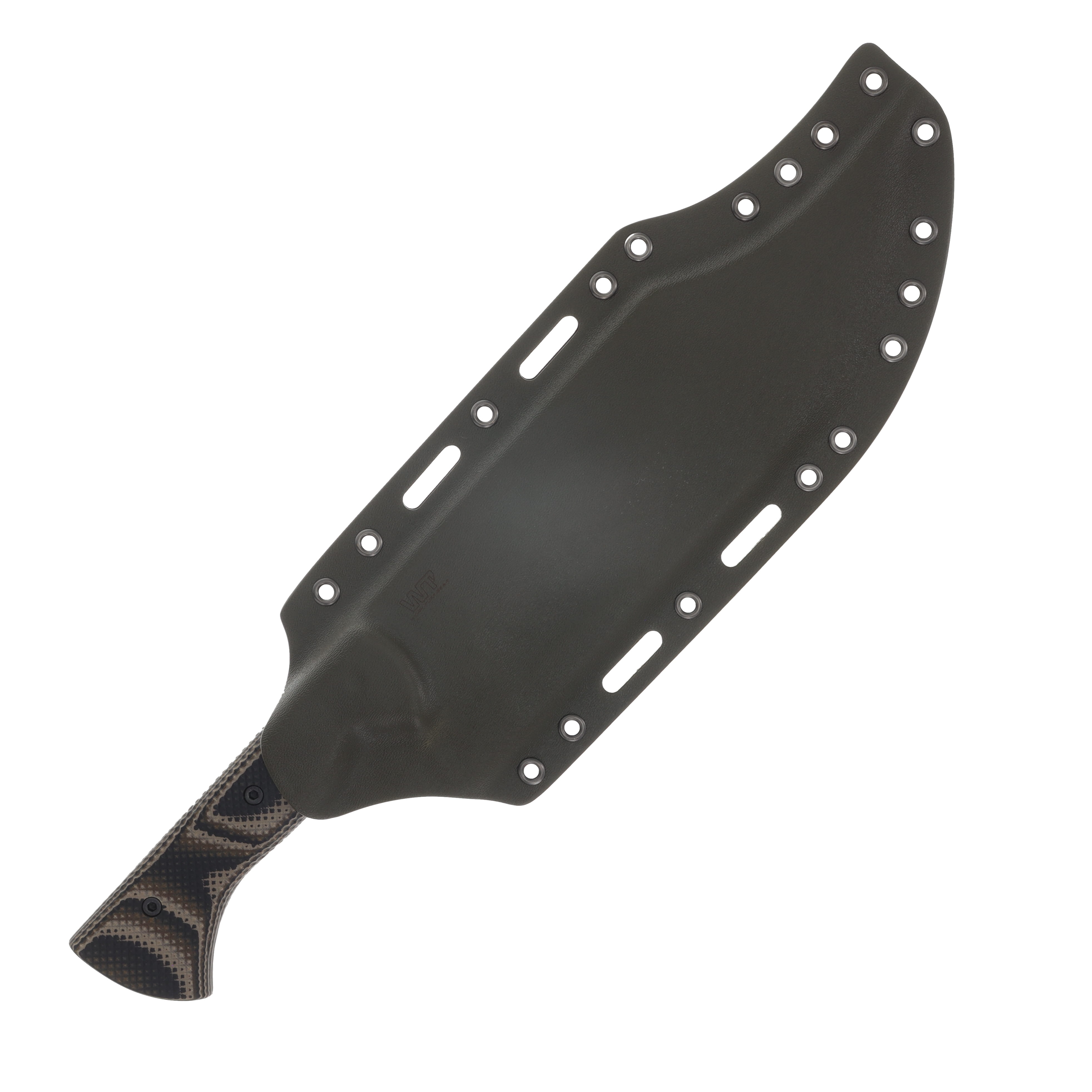 Work Tuff Gear V-44X Bowie Pit Viper Handle Dark Washed SK85 Blade W/ODG Sheath SK85-DWPVODG View 4