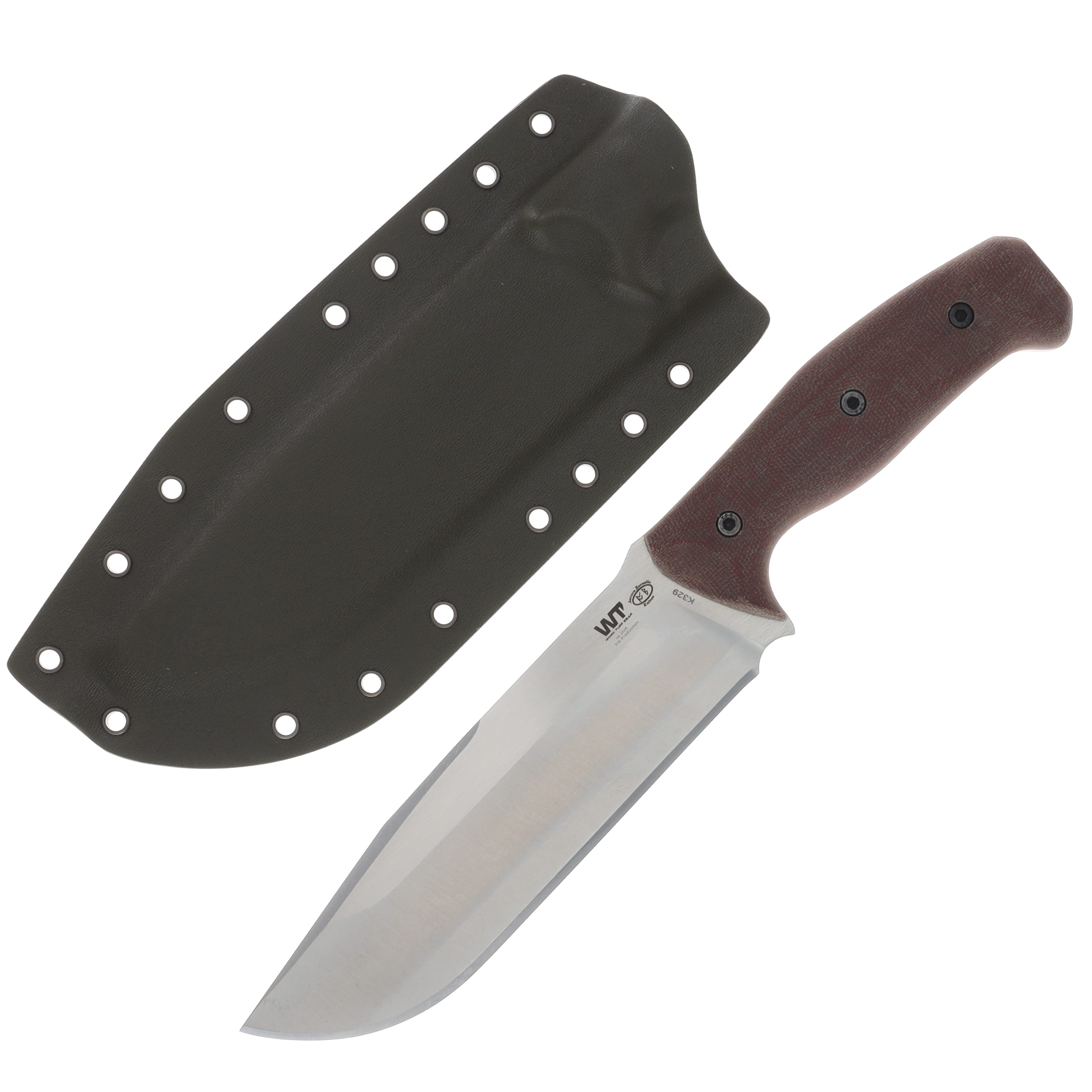 Work Tuff Gear Wolverine Gen 2 Fixed Knife Micarta Grip Handle 2-Tone Ghost K329 Blade K329-TTGNCMODG View 1