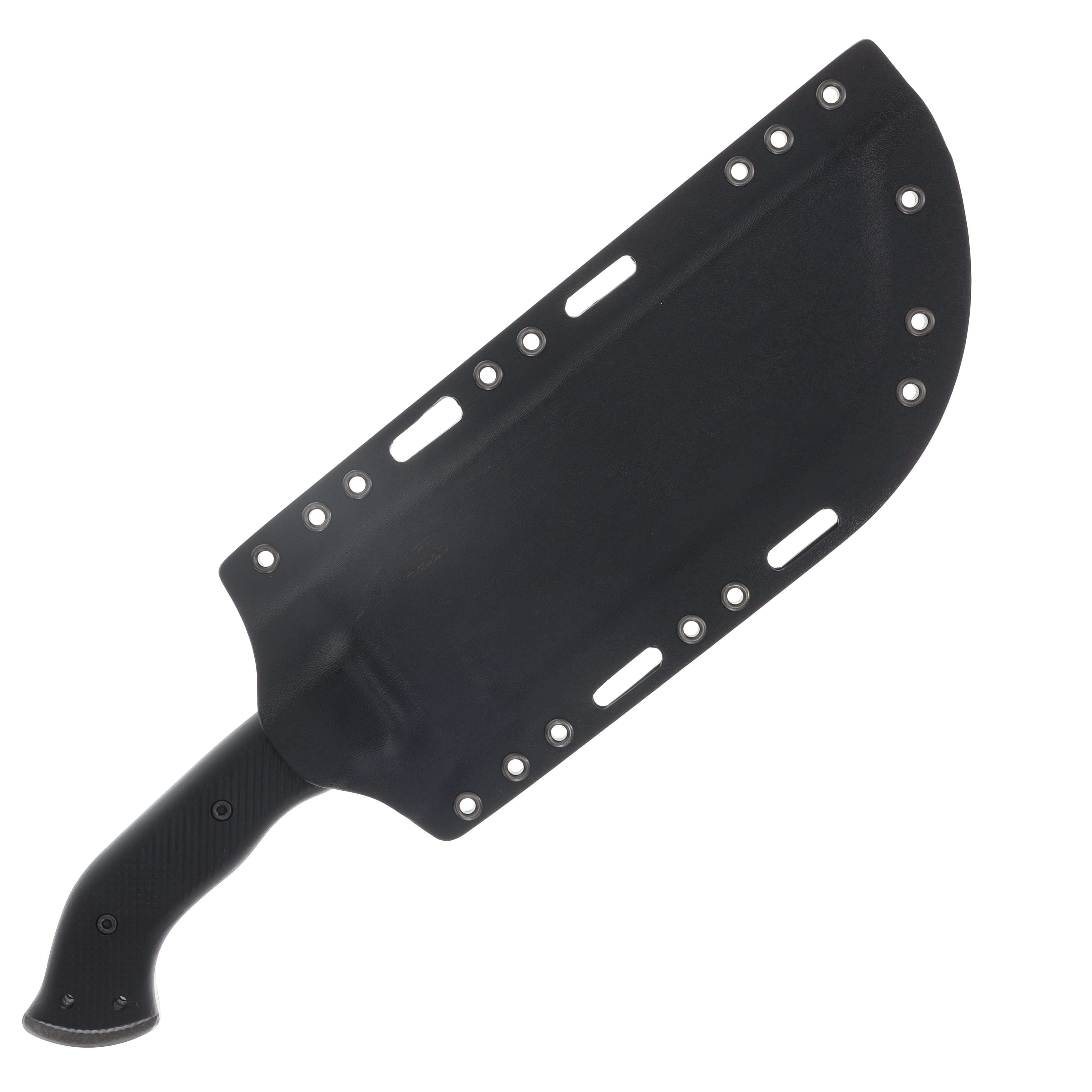 Work Tuff Gear Ares-Gen 2-NC Fixed Knife Black Textured Grip Handle Vintage APO SK85 Bld. SK85-VAPOBG10B View 4