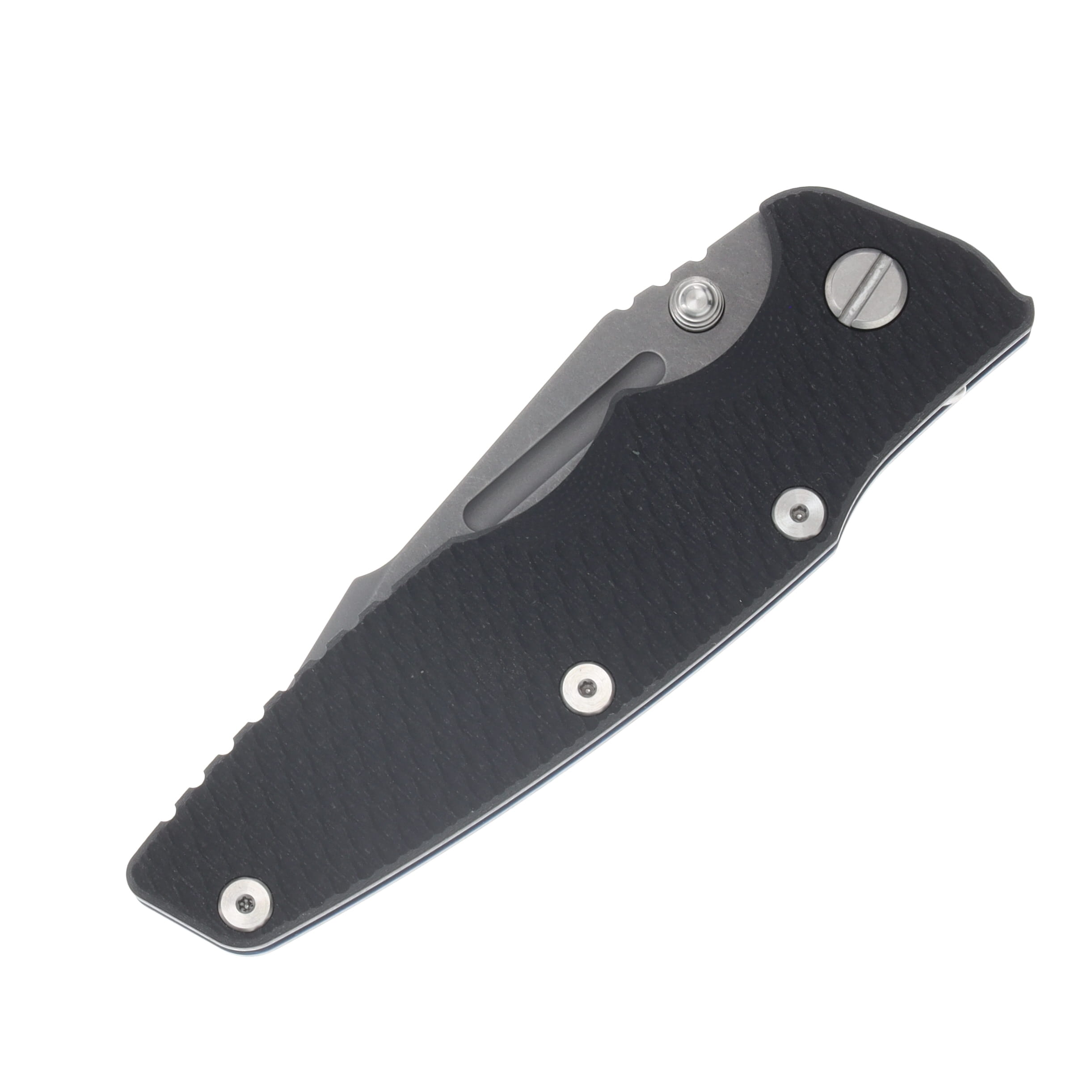 Hinderer Eklipse Skinny Fullered Magnacut Harpoon Spearpoint Non Flipper Folder Tri-way Battle Blue Black G10 KEK35SKNFHSPEBBLBK View 5