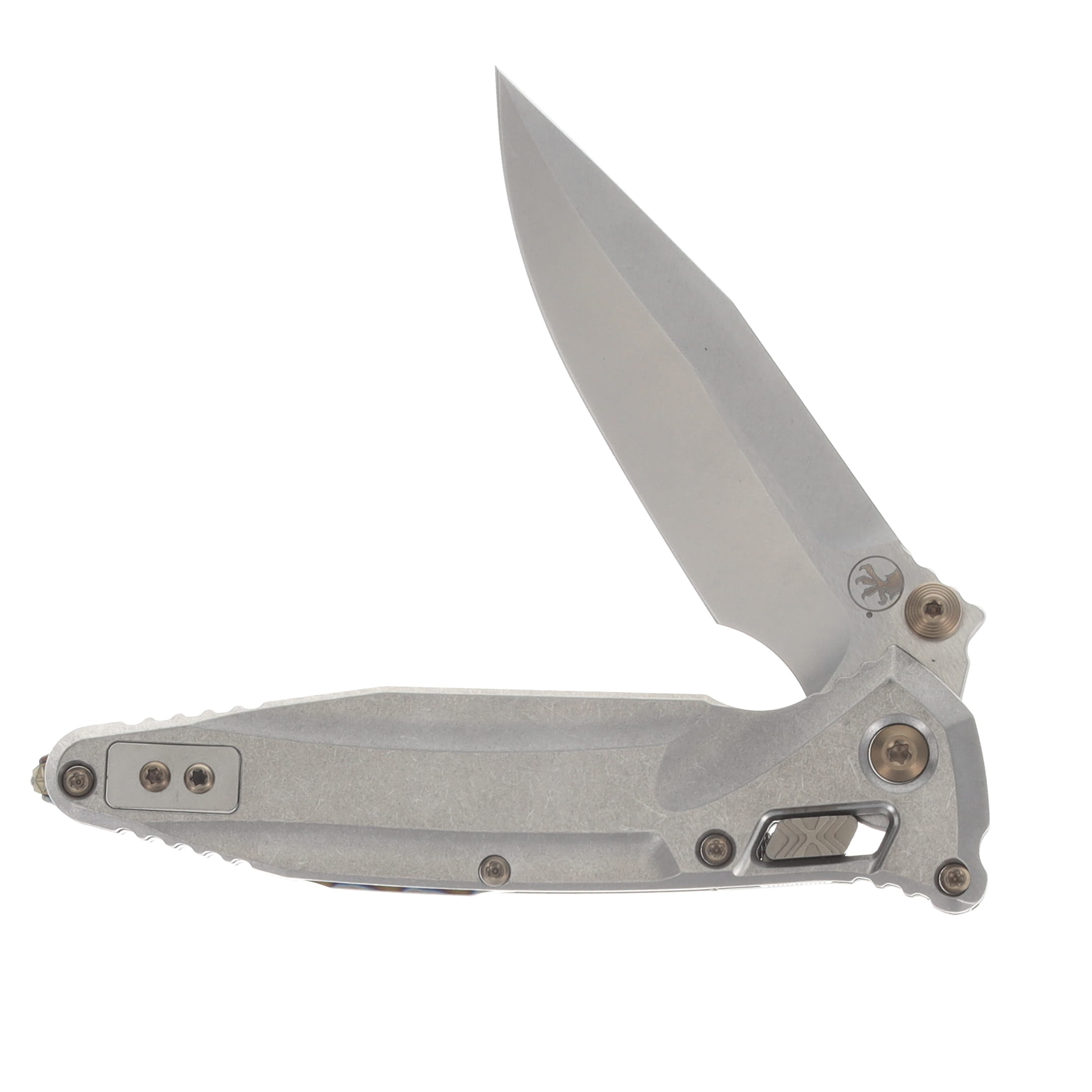 Microtech Socom Delta RAM-LOK Spear Point MS Folder SW - SW TI W/Flamed TI Accents MT159RL10SMS5 View 3