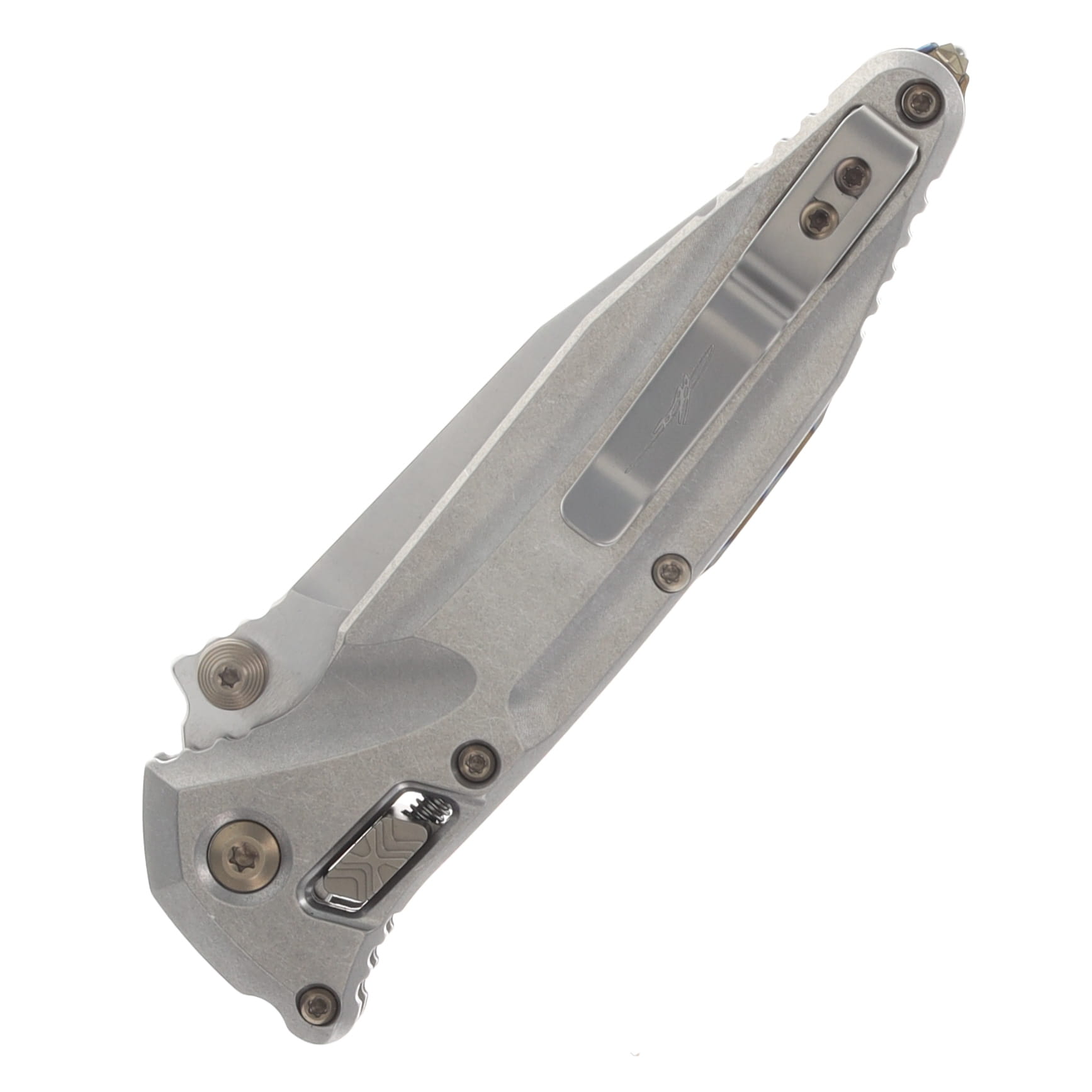 Microtech Socom Delta RAM-LOK Spear Point MS Folder SW - SW TI W/Flamed TI Accents MT159RL10SMS5 View 6