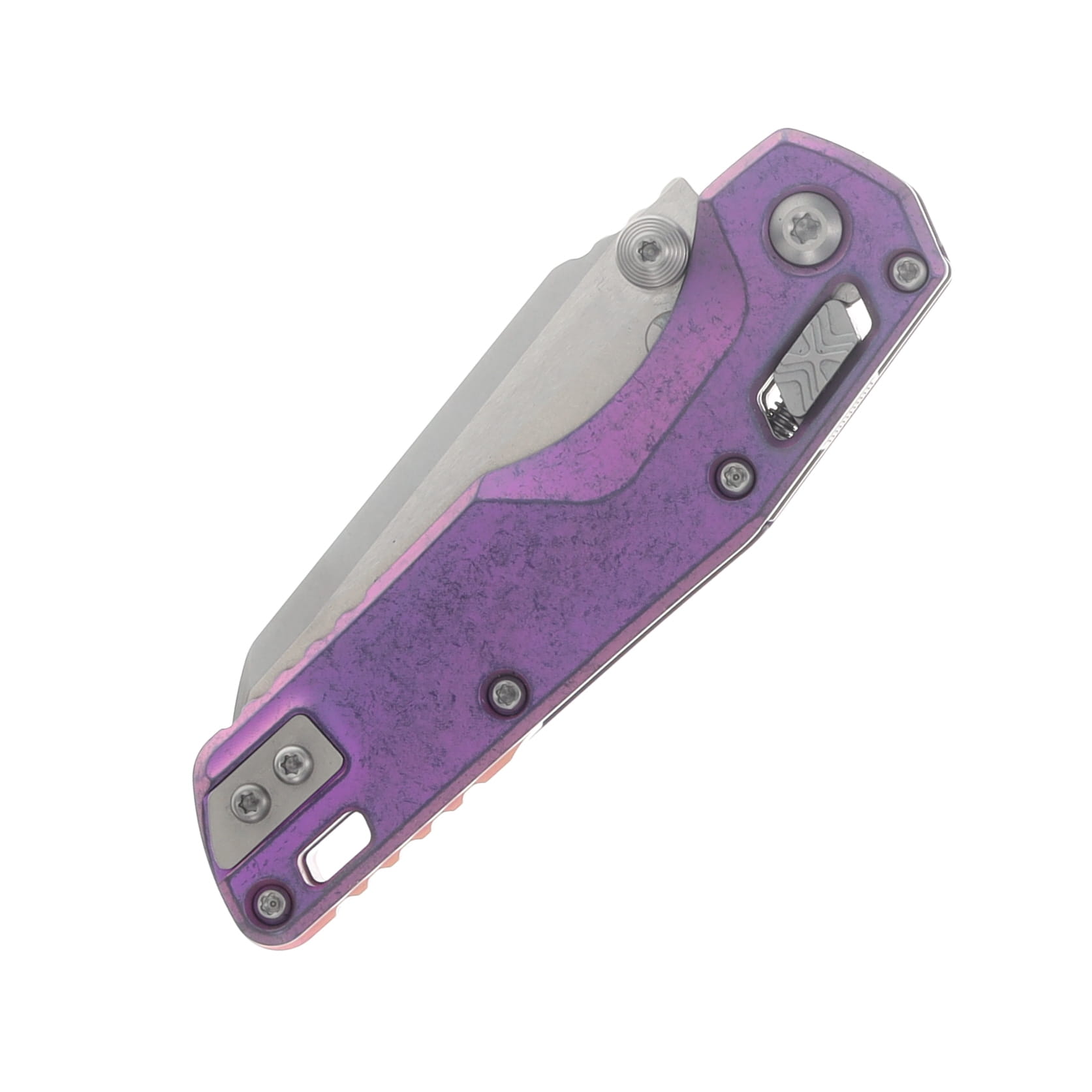 Microtech MSI Mini RAM LOK Folder MS STNWSH Purple Haze - TI W/Purple Accent MT210M10MS6 View 5