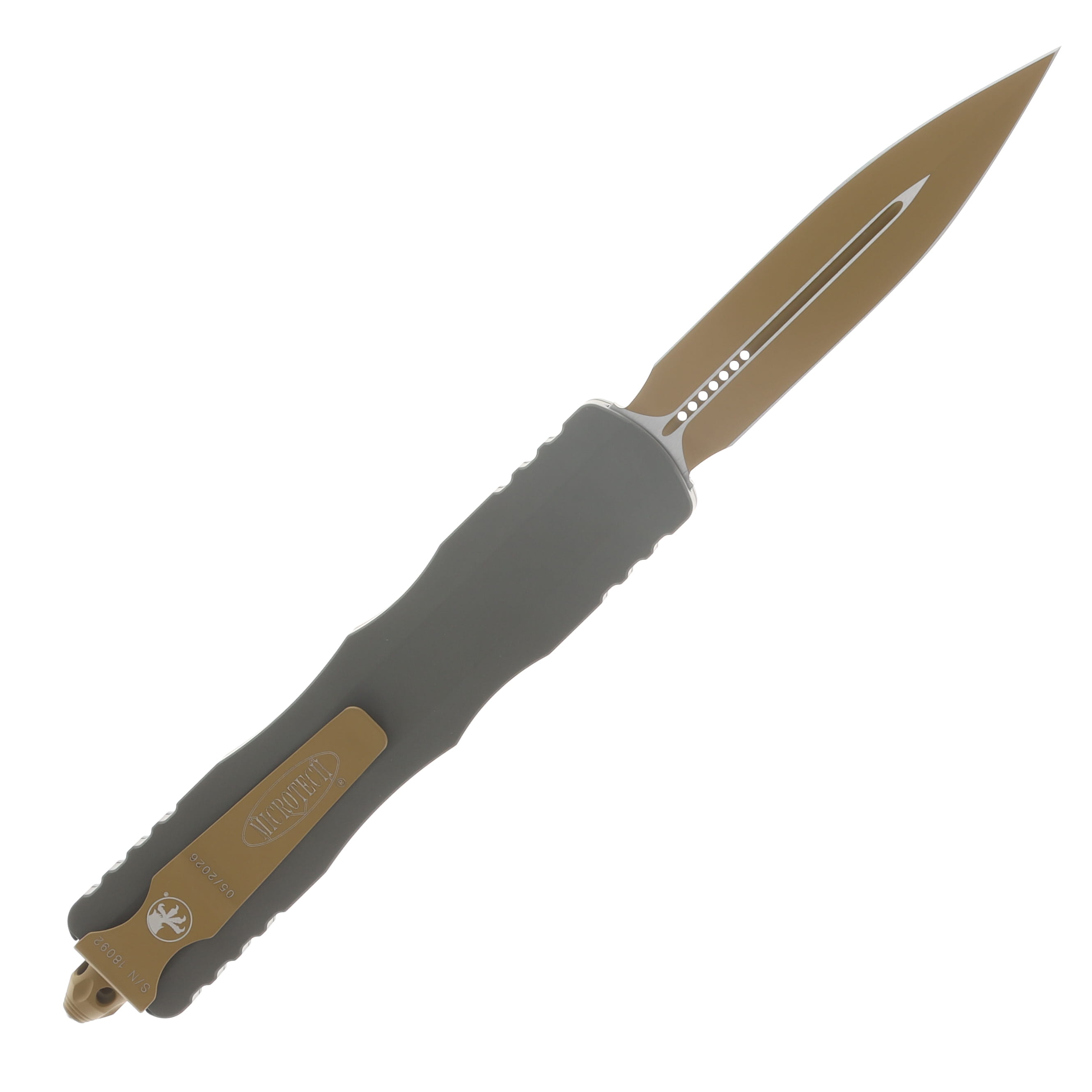 Microtech Dirac Delta OTF Auto D/E Standard Cerakote Moss Green AUMT2271MGC26 View 2