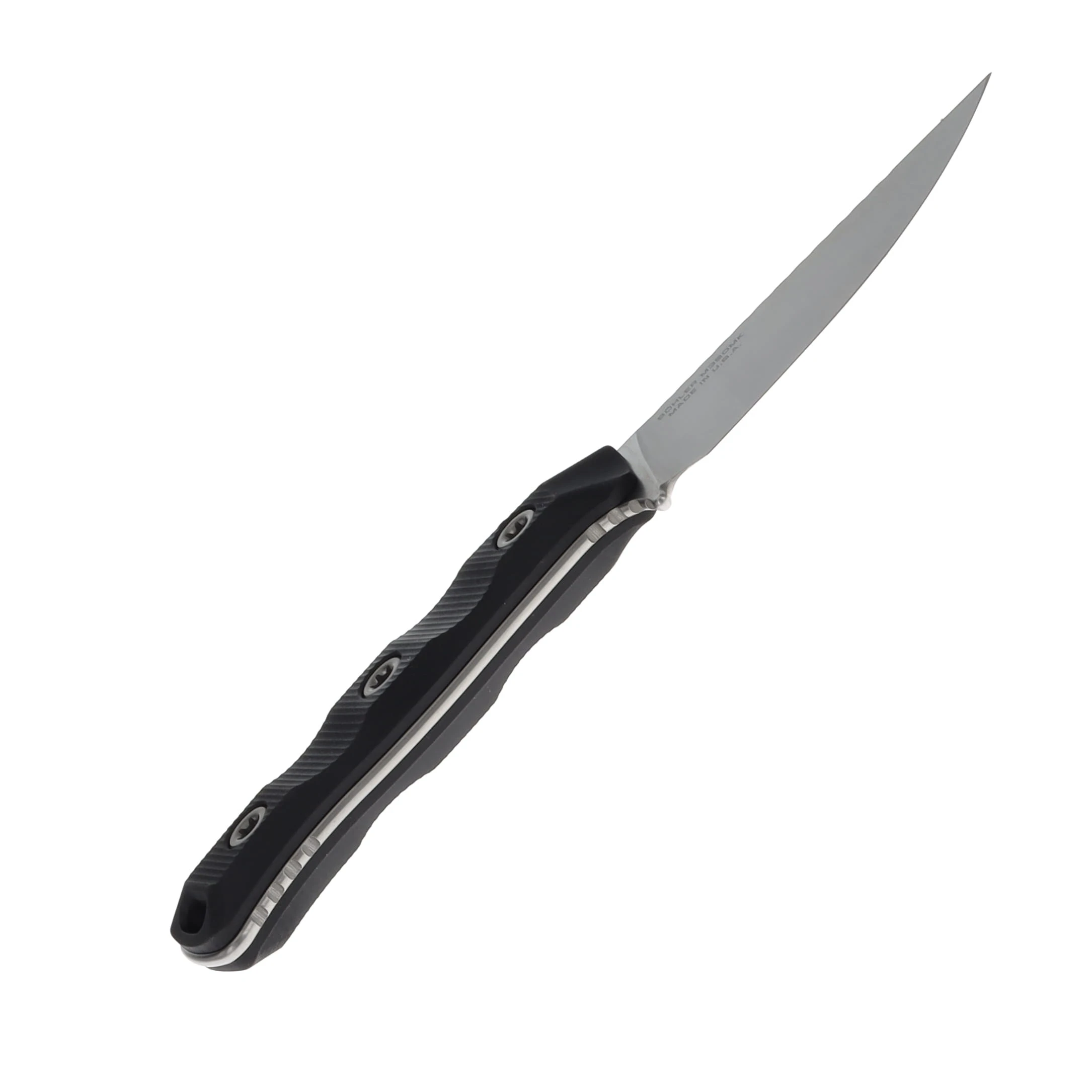 Microtech Akris Fixed Blade STNWSH Standard G-10 Blk Dark Chocolate Sheath MT9510BK1 View 4