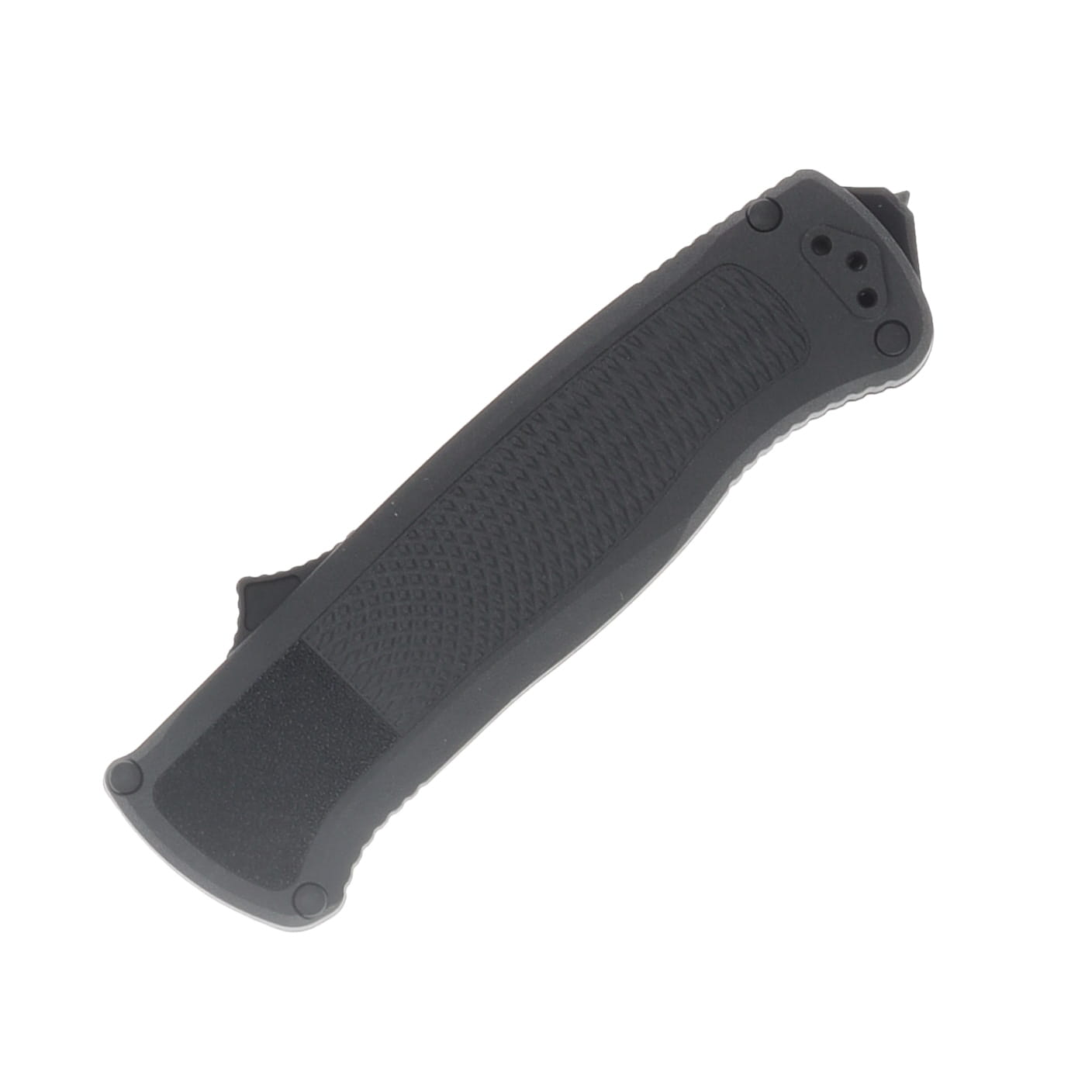 Benchmade Shootout OTF Automatic Knife Satin S30V Drop Point/Black Grivory AUBM5371-04 View 3