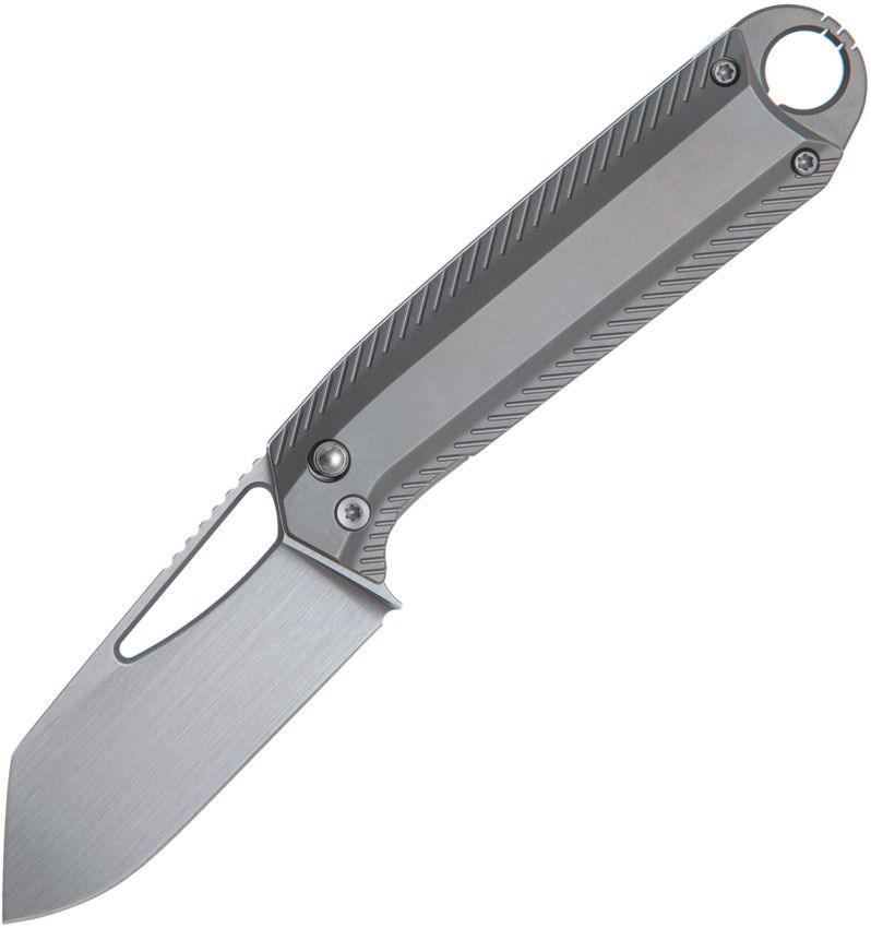 Ketuo Ventr V4 Gray Titanium Button Linerlock Knife with Safety Switch KETM0110 View 1