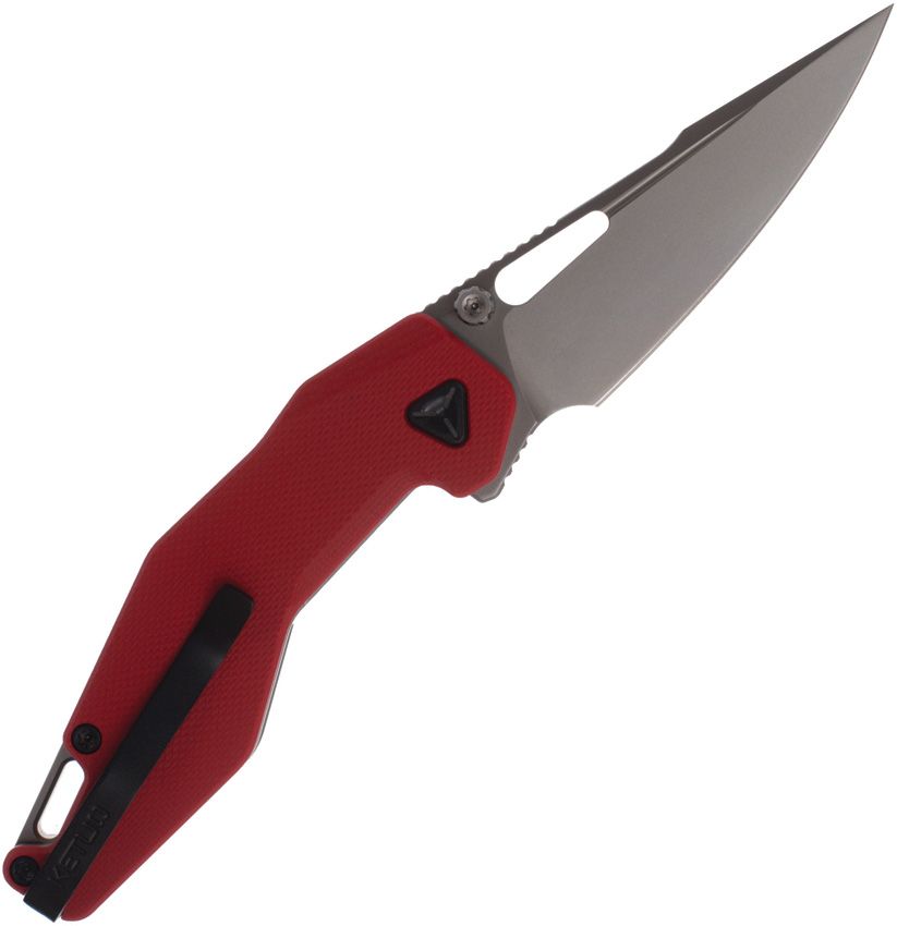 Ketuo Woody Red G10 14C28N Flipper Linerlock Folding Knife KETM0117 View 3