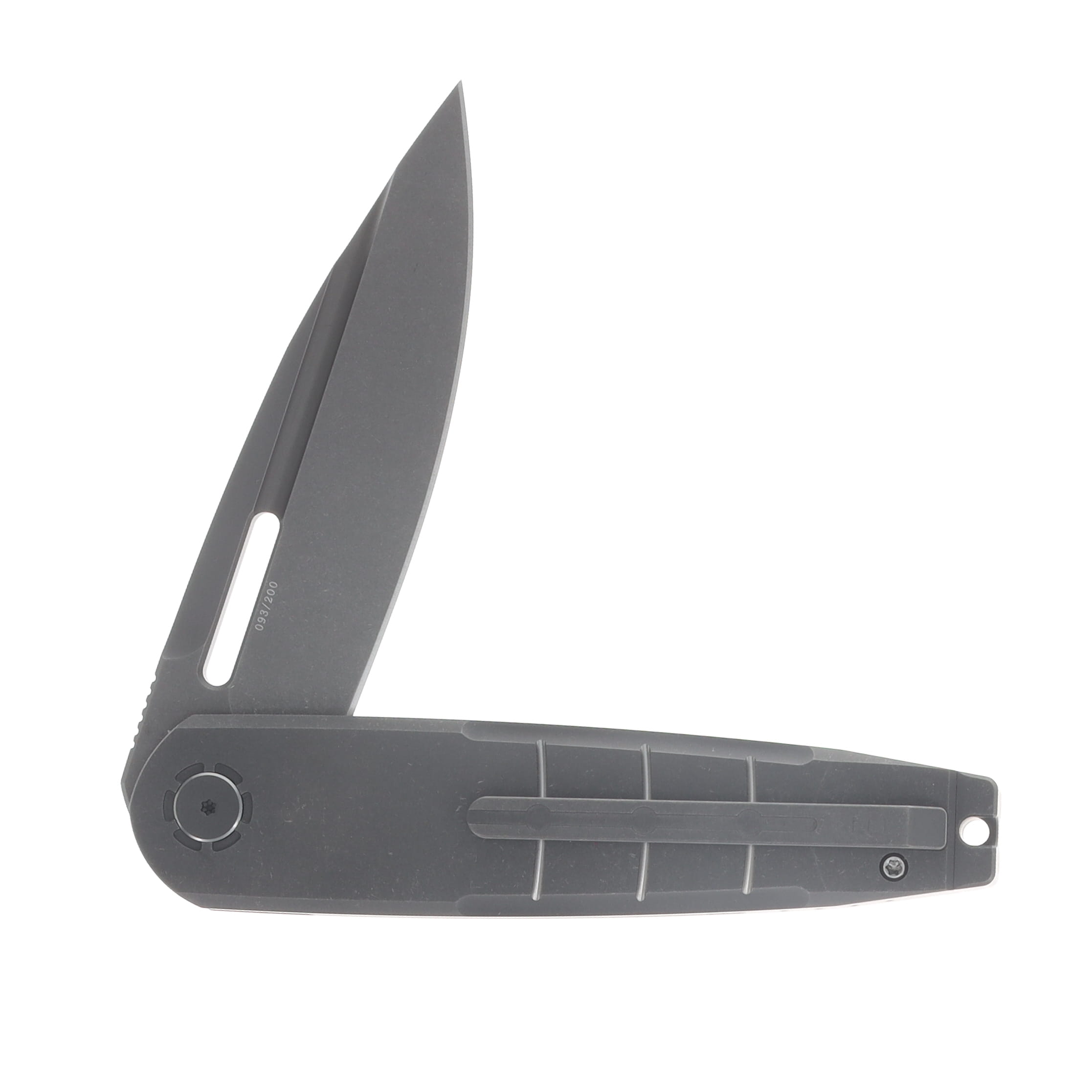 WE Knife Co Hull Gray Titanium Flipper Nested Liner Lock Knife WE24046-2 View 4
